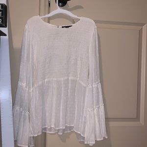 Flare Sleeve, cream/white , AE long sleeve, Size M